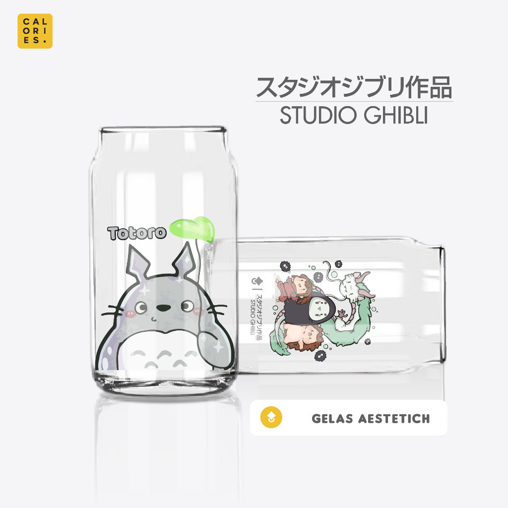 Aesthetic Ghibli Totoro แก้ว by ᴄᴀʟᴏʀɪᴇs ᴅɪᴛᴀʟ sᴛᴜᴅɪᴏ ® Glsg