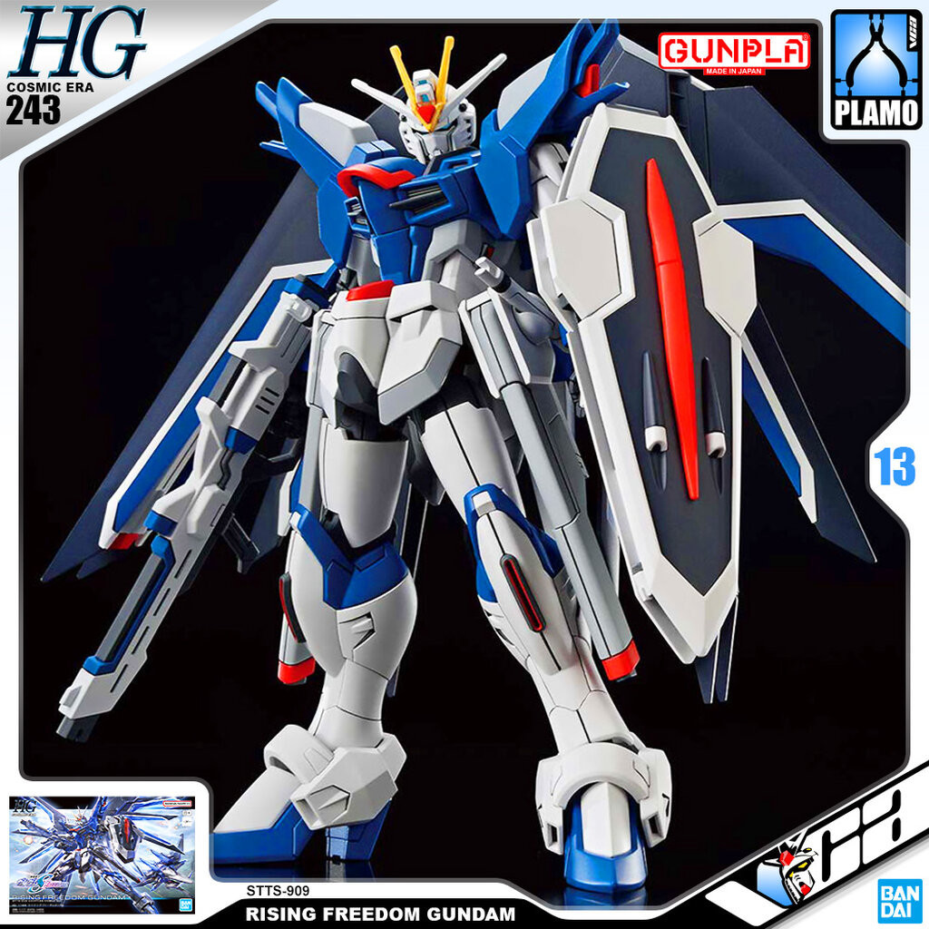 VCA 8️⃣ BANDAI GUNPLA HIGH GRADE HGCE 1/144 HG RISING FREEDOM GUNDAM TOY ประกอบ หุ่นยนต์ โมเดล กันดั้ม กันพลา ของเล่น