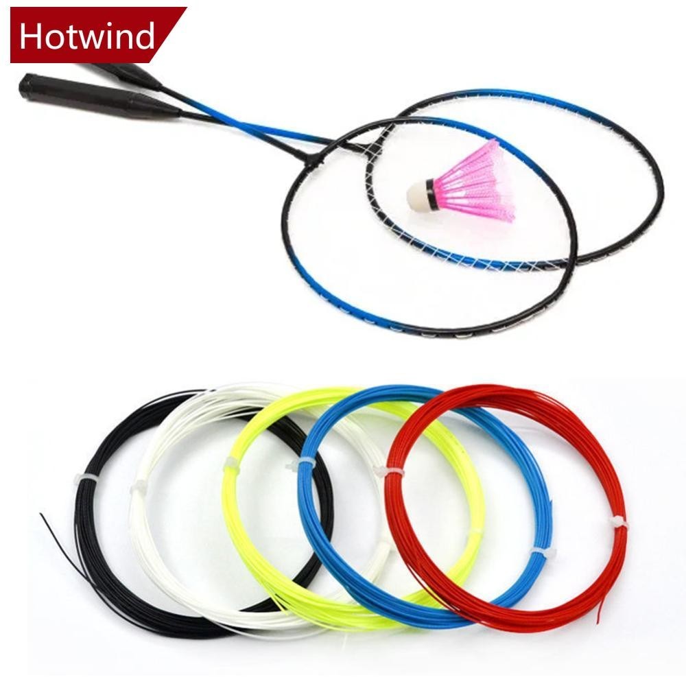 Hotwind สายเอ็นไม้แบดมินตัน ยืดหยุ่นสูง 0.7 มม. 24LB ทนทาน สําหรับฝึกแบดมินตัน M3Y7 1 ชิ้น