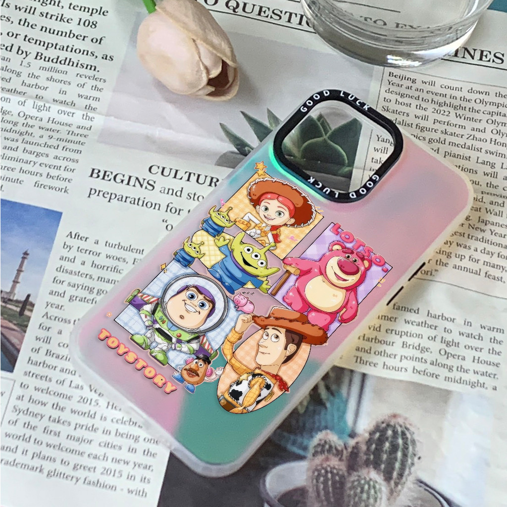 พร้อมส่งในประเทศไทย เคสโทรศัพท์มือถือ ลายการ์ตูนดิสนีย์ หมีพูห์ ทอยสตอรี่ สําหรับ IPhone 14Pro MAX 14Plus X XR XSMax