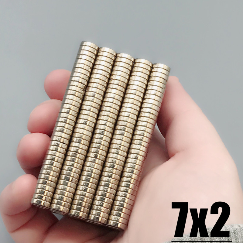 7x2 มม. แม่เหล็กติดตู้เย็นที่แข็งแกร่ง, แม่เหล็กสํานักงาน, แม่เหล็กนีโอดี้ขนาดเล็ก, แม่เหล็กสําหรับไวท์บอร์ด, แม่เหล็กติดตู้เย็น