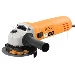 InnTech เครื่องเจียรไฟฟ้า 4 นิ้ว 1,100W Angle Grinder พร้อมด้ามจับ และฝาครอบป้องกัน รุ่น G6-100S แถมฟรี! ใบตัดเหล็ก 6 ใบ