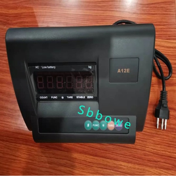 ประเภท XK3190-A12+E จอแสดงผล LED แผงภาษาอังกฤษตัวบ่งชี้น้ําหนักเครื่องวัดน้ําหนักเครื่องชั่งน้ําหนัก