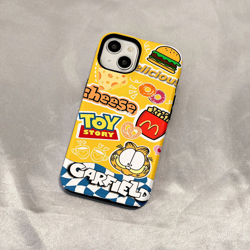 เคสโทรศัพท์มือถือ ลายเฟรนช์ฟรายส์การ์ฟิลด์ สําหรับ iPhone14promax 14 15 13 12 11 X XS XR XSMAX 12pro 14plus 7 8plus 11promax 13promax