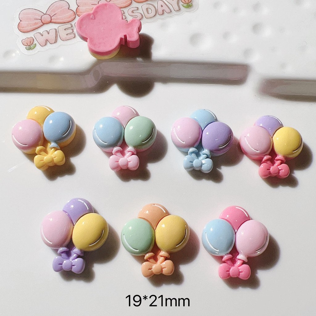 [2 #] สติกเกอร์เรซิ่น รูปลูกโป่ง แฮนด์เมด diy สําหรับติดตกแต่งโทรศัพท์มือถือ
