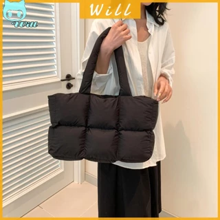 【จัดส่งในพื้นที่】กระเป๋าถือ กระเป๋าสะพายไหล่ ขนาดใหญ่ จุของได้เยอะ ทรงโท้ท ลายก้อนเมฆ สําหรับสตรี