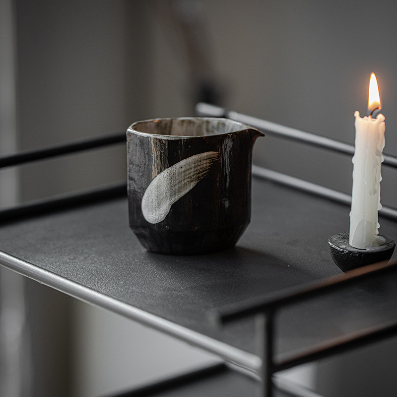 Fenyin Fair Cup สไตล์ญี่ปุ่นสไตล์เงียบเซรามิคชายถ้วยชาอาหารทะเล Teaware สไตล์จีน Zen Kung Fu ชุดชา [