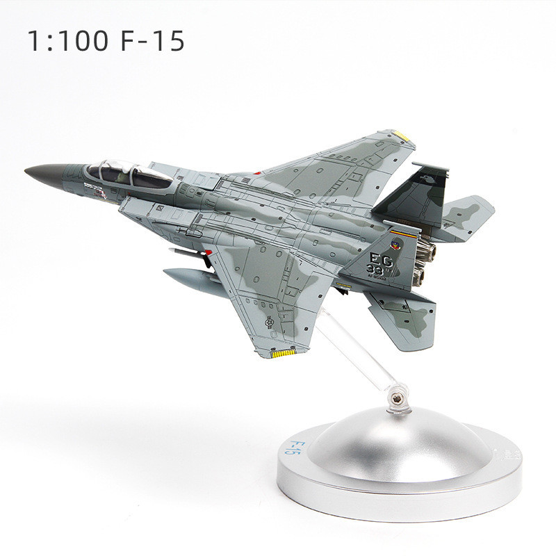 Alloy F14 F15 Aircraft Model Simulation 1:100 Static American Aviation Model Decoration Production