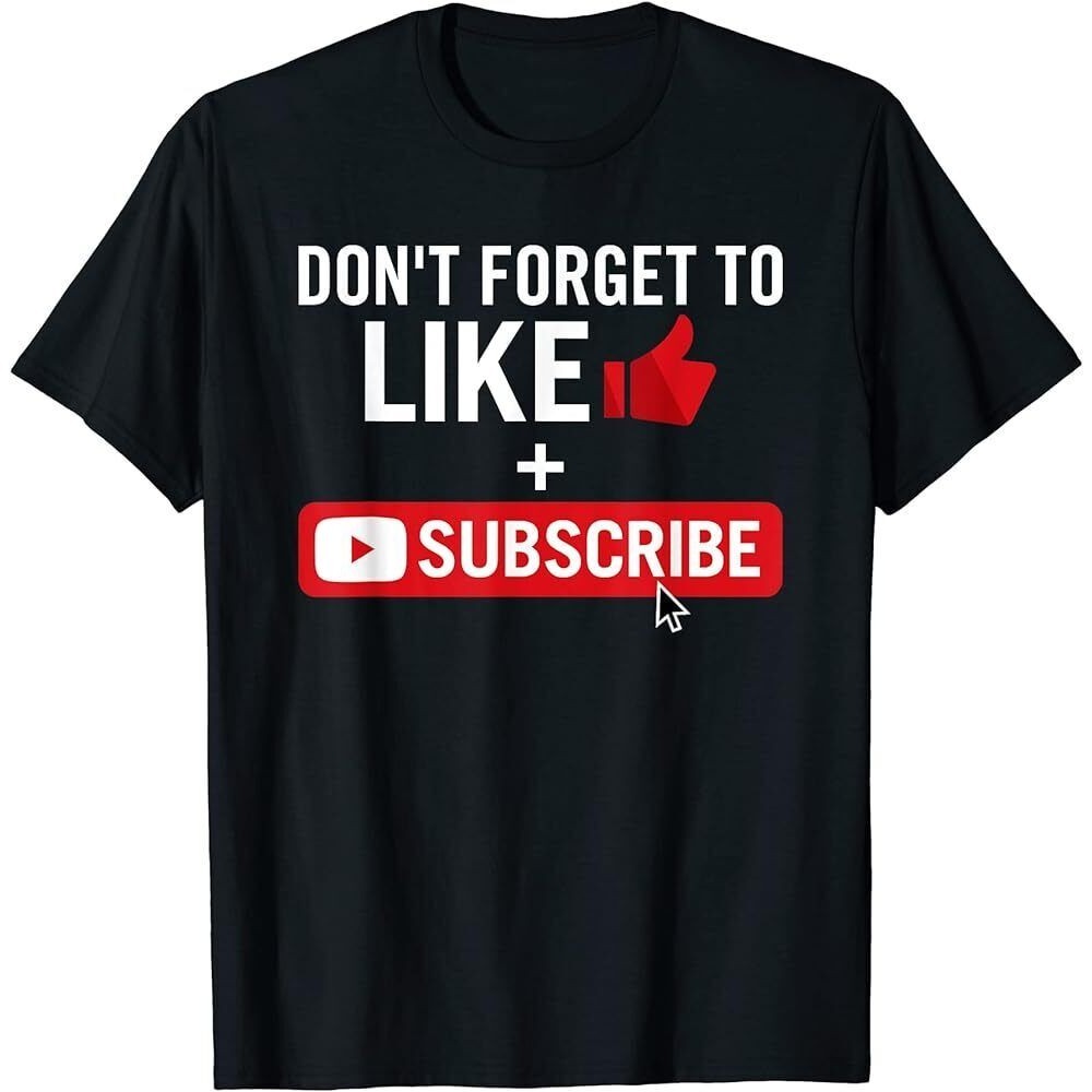 เสื้อยืด Social Media Influencer Like And Subscribe