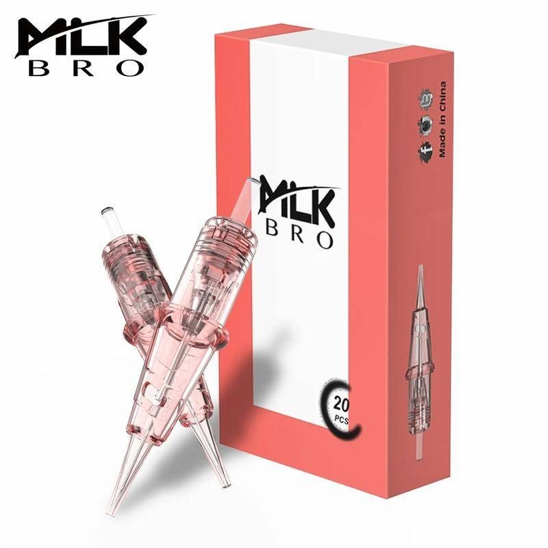Mlk Bro ตลับเข็มสักคิ้วถาวร อายไลเนอร์ ลิป V SMP 20 ชิ้น