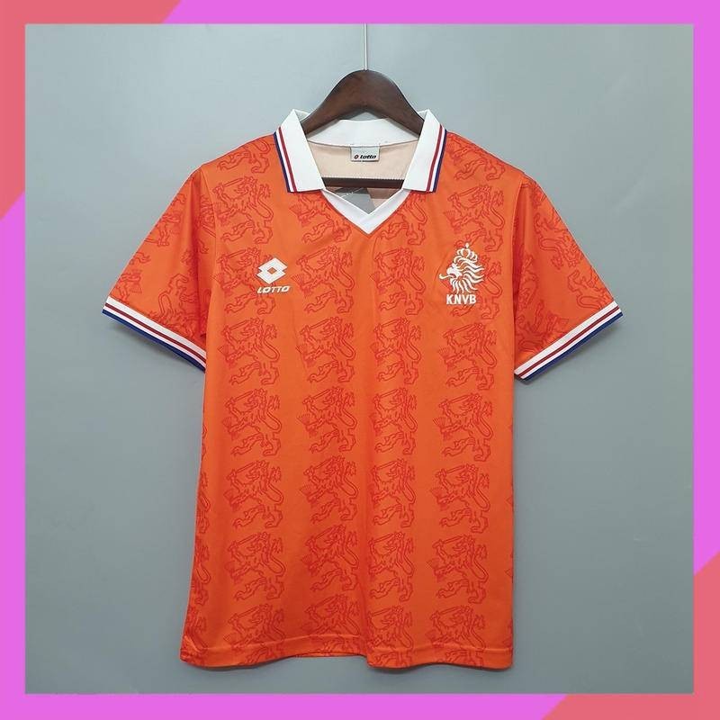 1995 เสื้อฟุตบอลย้อนยุคเนเธอร์แลนด์ Home Away Orange Holland