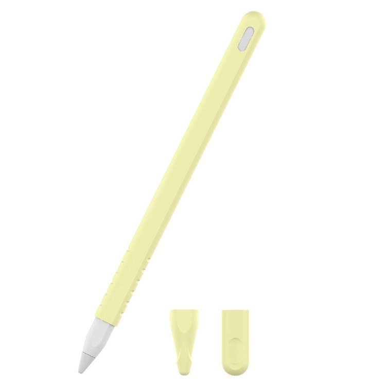 พร้อมส่ง เคสปากกาสไตลัส ซิลิโคน สีพื้น 3 in 1 สําหรับ Apple Pencil 2