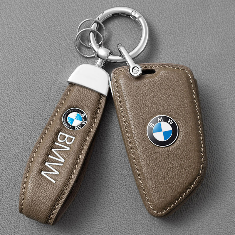 เคสหนังแกะ พร้อมพวงกุญแจ สําหรับ Bmw 5 Series 3 Series 4 Series 1 Series x1 x2 x3 x4 x5 x6 530li 325li