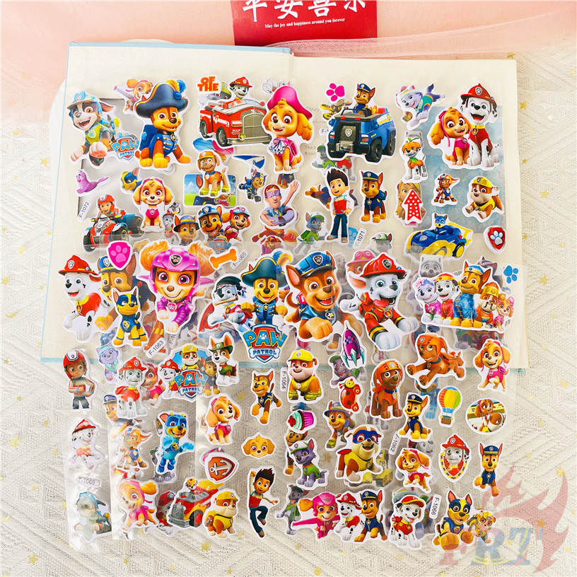 ❣️สติกเกอร์รางวัล PAW Patrol Series 02 DIY 12 แผ่น ต่อชุด❣️สติกเกอร์ PVC ลายการ์ตูน 3D กันน้ํา สําหรับติดตกแต่งของเล่น