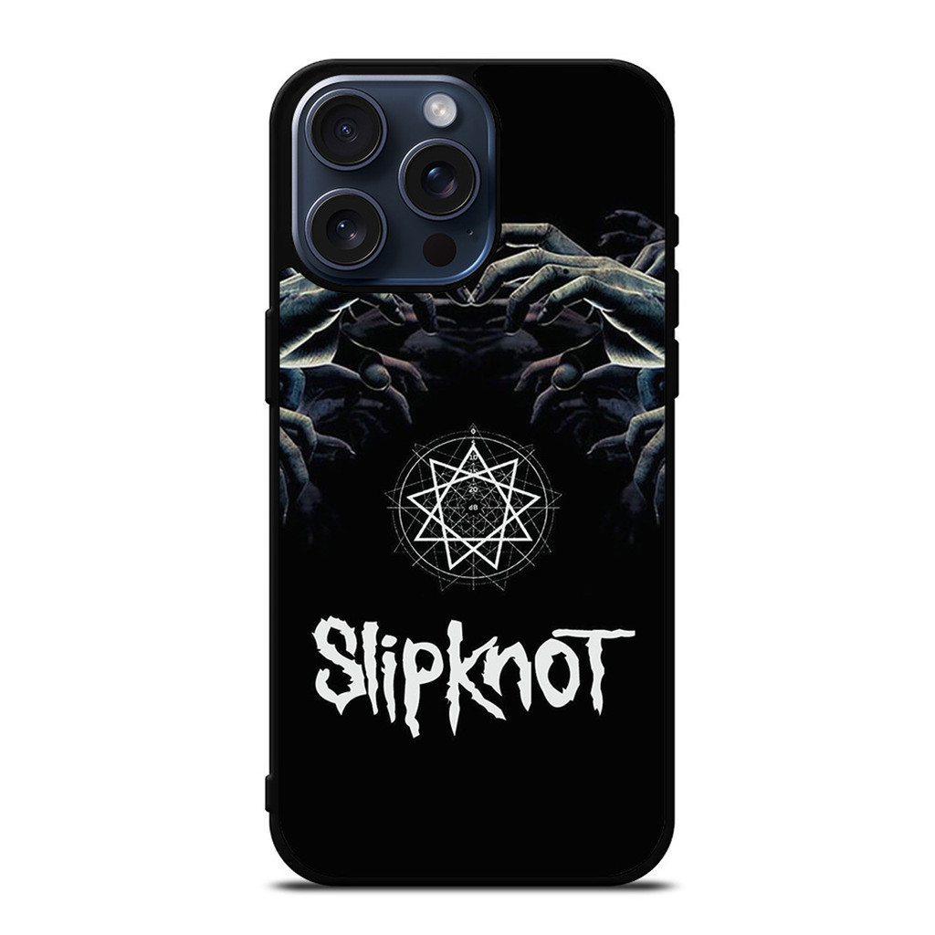 Slipknot Band Logo TPU Glass เคสโทรศัพท์มือถือป้องกัน IPhone XS 15 16 Pro MAX Plus