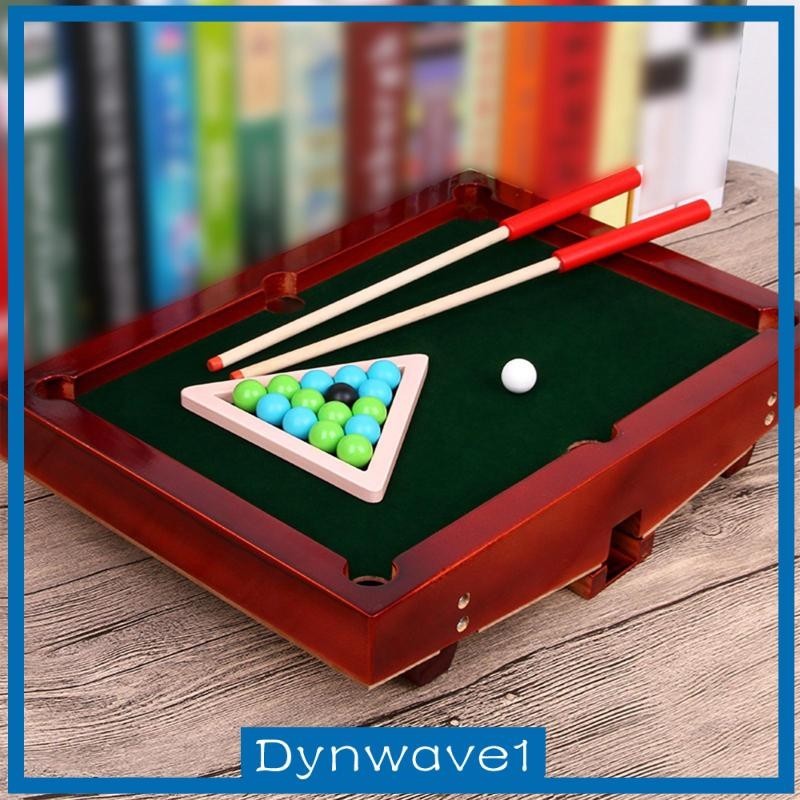 [Dynwave1] ของเล่นโต๊ะสนุกเกอร์ บิลเลียด ทรงสามเหลี่ยม ขนาดเล็ก สําหรับผู้ใหญ่ ครอบครัว