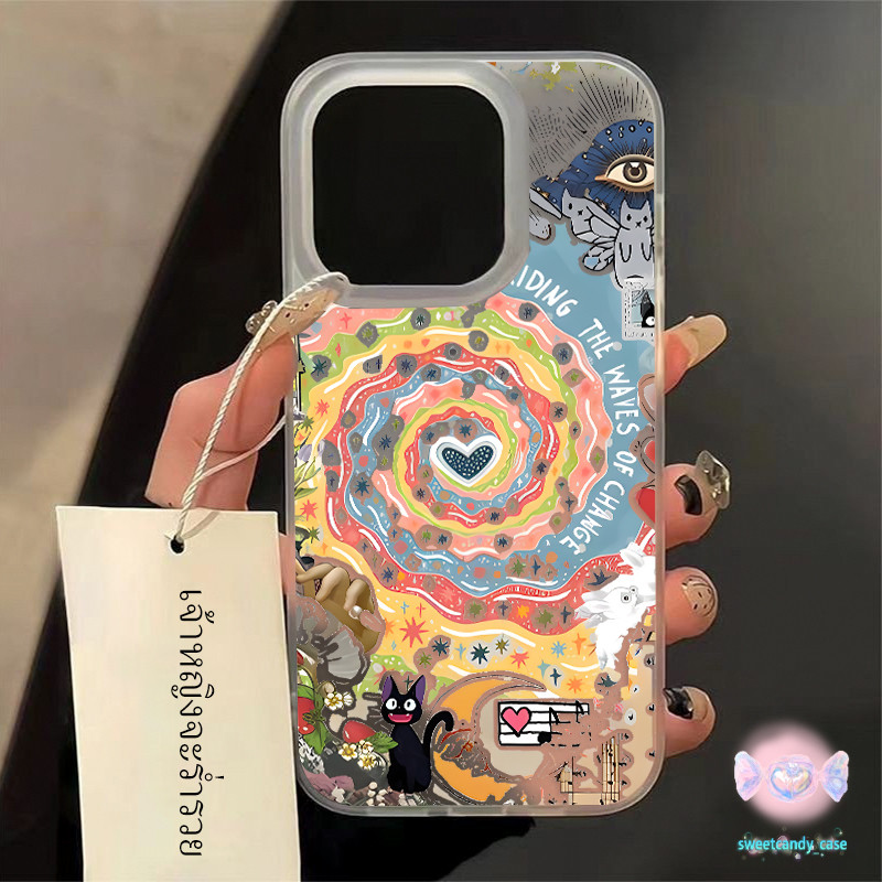 เคสFORไอโฟน เทพธิดาแห่งดวงอาทิตย์ สำหรับ เคส IPhone 11 12 16 15  13 Pro Max X XR XS Max 8 7 Plus SE 2020 เปลือกนิ่ม เคส - รูปที่ 2