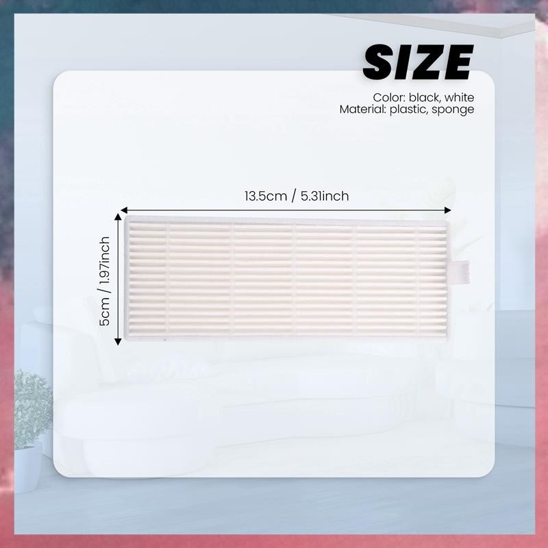 ใหม่ ฟองน้ํา 5 ชิ้น + ตัวกรอง Hepa 5 ชิ้นสําหรับเปลี่ยน chuwi ilife A4 เครื่องดูดฝุ่นหุ่นยนต์