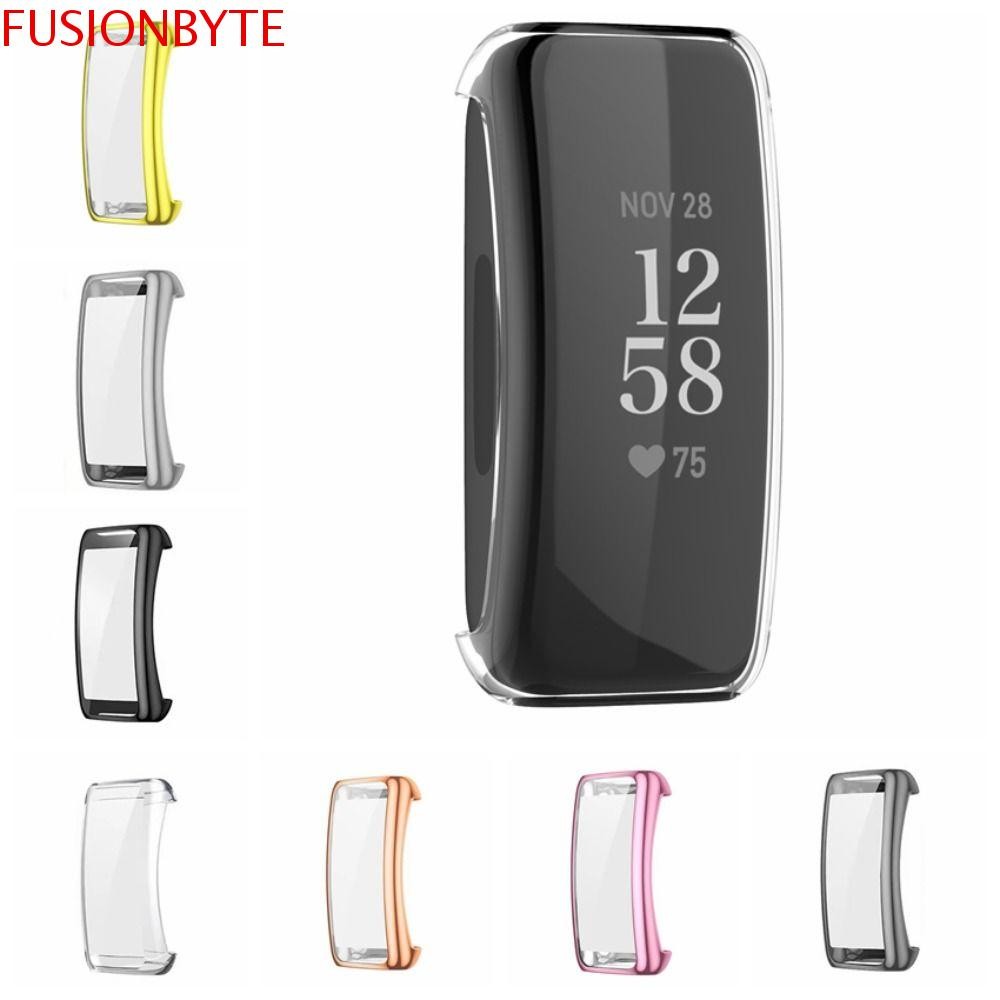 Fusionbyte ตัวป้องกันหน้าจอ Fitbit Inspire 3, เคสฝาครอบนาฬิกา TPU Inspire 3, ฝาครอบนาฬิกาทนทานป้องกั