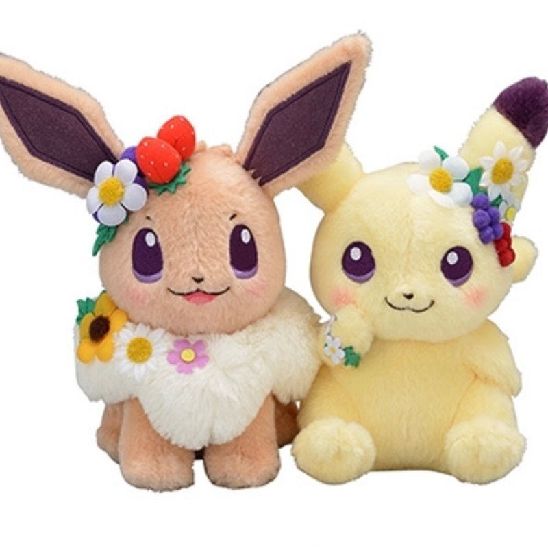 18 ซม.Eevee สัตว์น่ารัก Kawaii การ์ตูนอะนิเมะสัตว์เลี้ยงของเล่นตุ๊กตา Brinquedos ตุ๊กตาตุ๊กตาเด็กวันเกิดคริสต์มาสของขวัญ