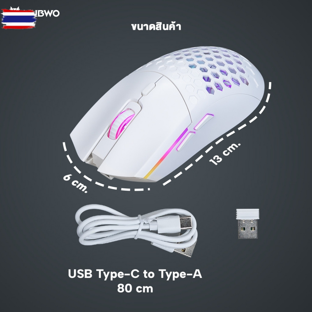 เมาส์ไร้สาย 2 โหมด รุ่น NM103W ใช้งานได้ 2 ระ Wireless 2.4 และ Bluetooth