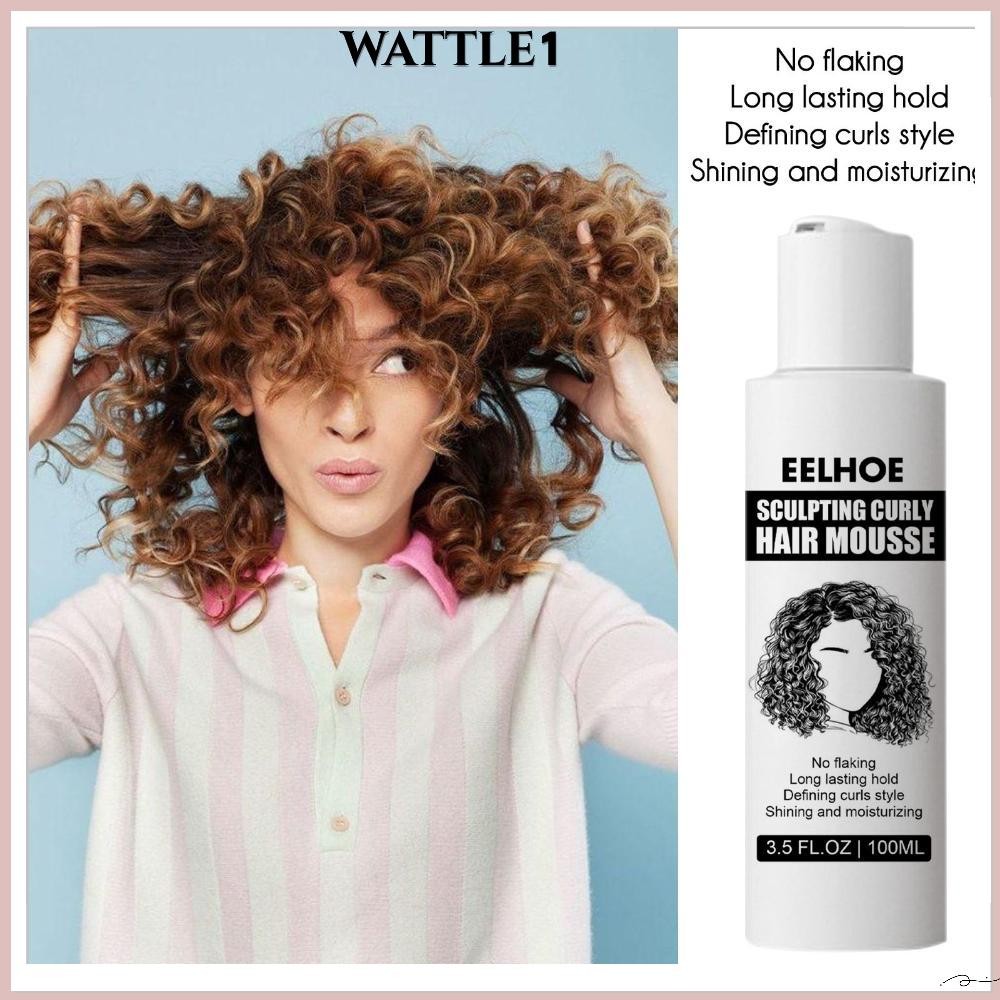 Wttle Curl Hair Boost Dinning Cream ผลิตภัณฑ์ผมหยิก สี Treated Curl Moisturizer ผมหยัก Frizz Control