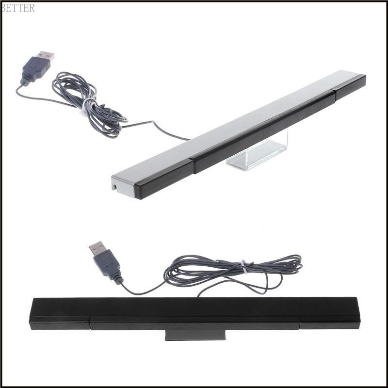 Bett USB Sensor Bar สําหรับคอนโซล Wii แบบมีสายอินฟราเรด IR สัญญาณ Ray Sensor เปลี่ยน
