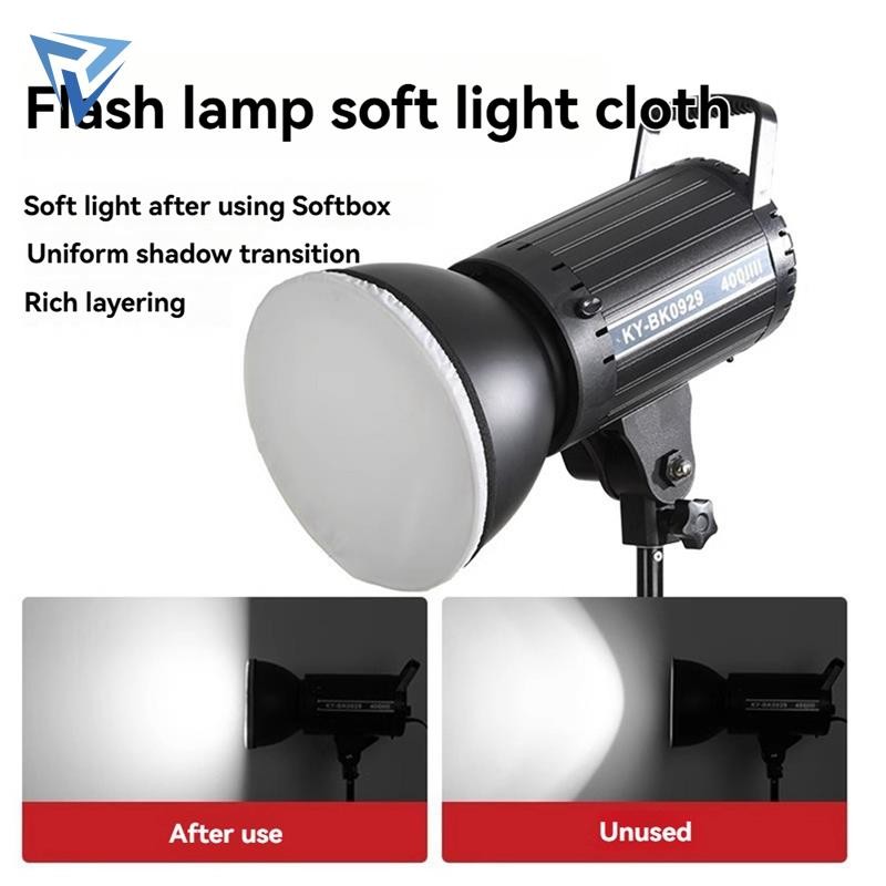 4 ชิ้น 18 ซม.Light Diffuser,Soft Diffuser โคมไฟสีขาว Shade Diffuser, สําหรับ Studio Strobe Reflector