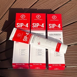 FACE JANICE SiP-4 ยาสีฟัน ช่วยขจัดคราบฟัน กลิ่นปาก ลดคราบหินปูน และฟันเหลือง หายใจสดชื่น 100g