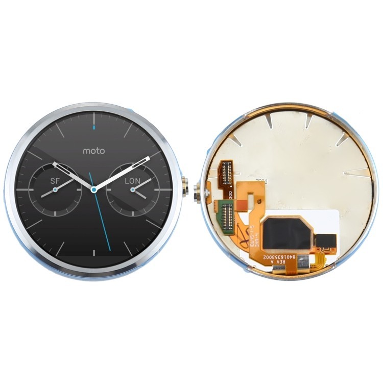 อุปกรณ์เสริมนาฬิกาข้อมือ พร้อมกรอบ สําหรับ Motorola Moto 360 (รุ่นที่ 1)