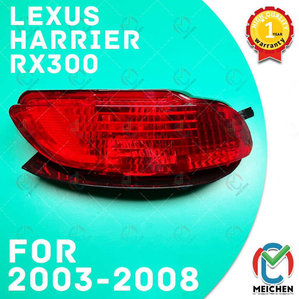 Toyota Lexus Harrier ACU30 MCU30 RX300 RX350 2003-2008 ไฟตัดหมอกหน้า/หลัง สะท้อนแสง กันชนหลัง สําหรับรถ