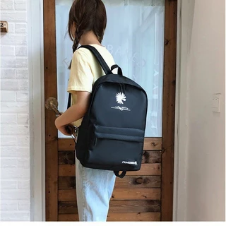 (พร้อมส่ง)J10110กระเป๋าเป้สะพายหลัง กระเป๋านักเรียน จุของได้เยอะ ลายดอกเดซี่ สไตล์เกาหลี สําหรับนักเรียน