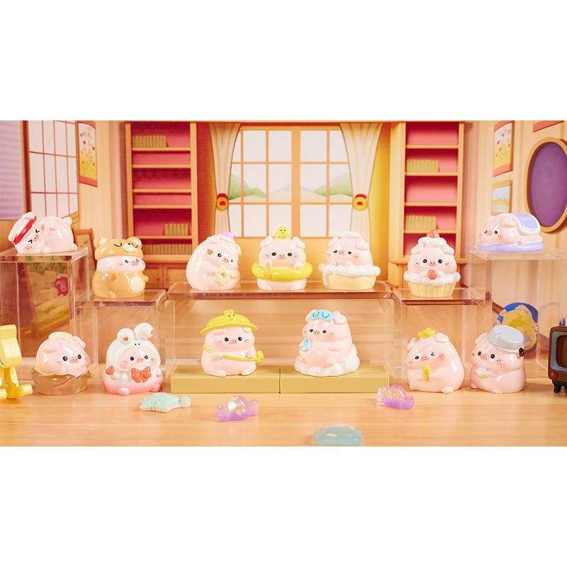 Dudu pig daily life blind boxน่ารักลูกหมูชีวิตประจำวันแปลกใจกระเป๋าของเล่นการ์ตูนสีชมพูน่ารักลูกหมูเรซิ่นตุ๊กตาตุ๊กตาเด็กของขวัญเล็ก ๆ น้อย ๆ ของตกแต่งบ้าน