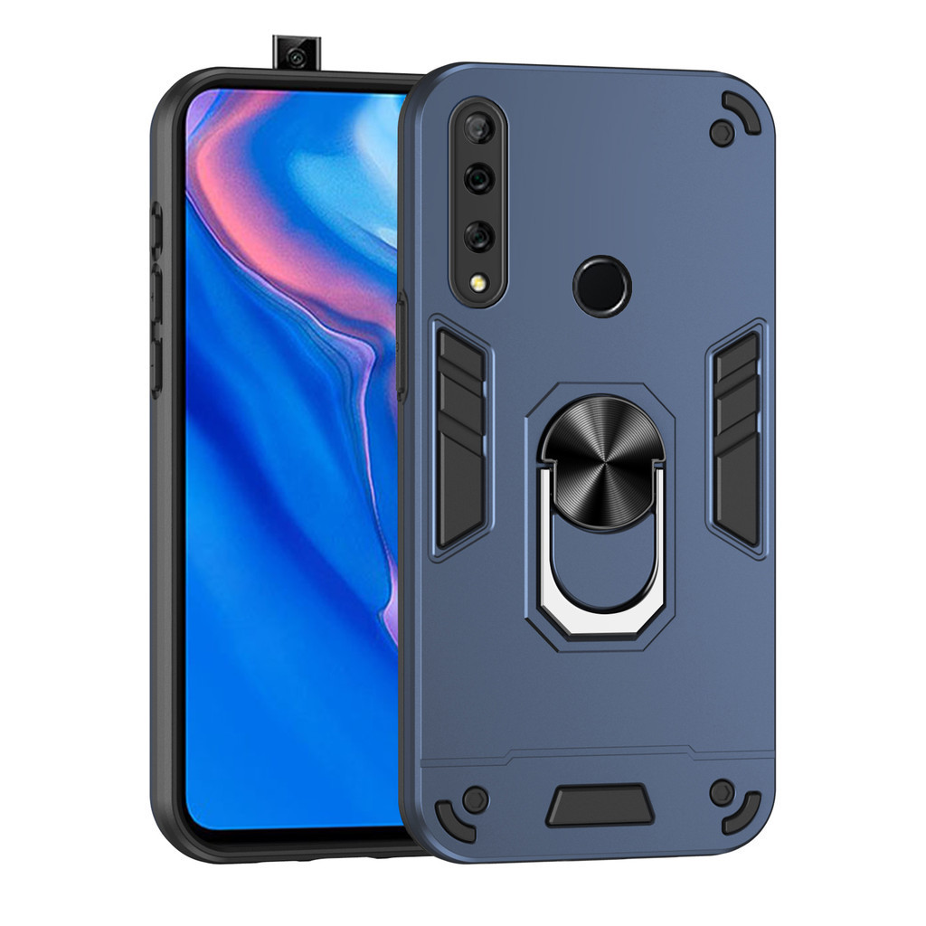 สําหรับ Huawei Y9 Prime 2019 / Nova 9 เคส พร้อมขาตั้ง แหวนแม่เหล็ก ด้านหลังแข็ง ขอบ TPU นิ่ม กันกระแทก กันตก บาง