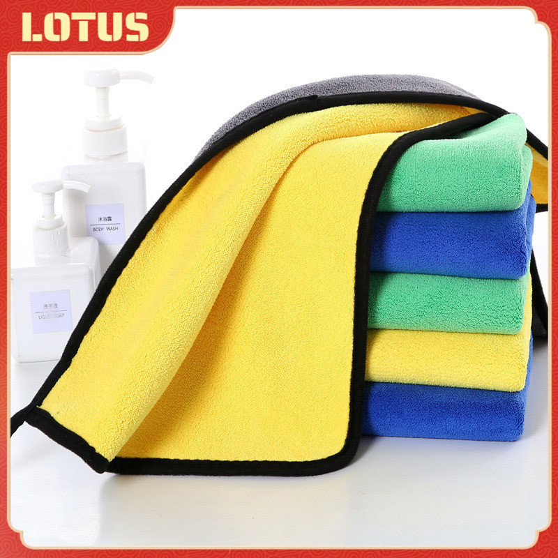 [YTL]ผ้าไมโครไฟเบอร์ ขนาดใหญ่ 30×60 cm ผ้าอเนกประสงค์ ผ้าเช็ดทำความสะอาด ผ้าเช็ดรถ 3D น้ำยาล้างรถผสมแว็กซ์