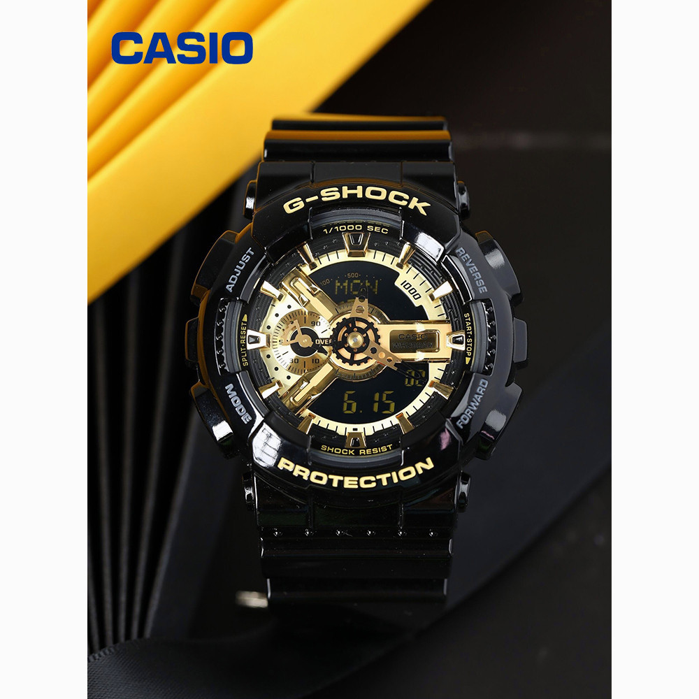 CASIO Watch Black Gold G-SHOCK\BABY-G Goku Heart of Darkness Sport Waterproof Shockproof GA-110 Men'