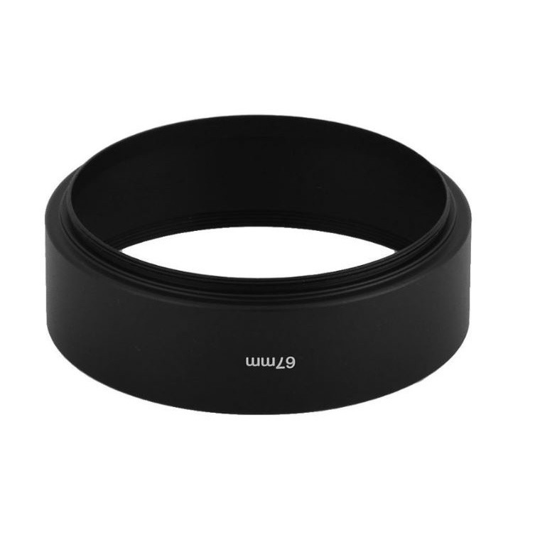 ฮูดเลนส์ Standard 67mm Metal Lens Hood Cover for 67mm Filter/Lens สำหรับ Canon Nikon SONY ช่วยป้องกั