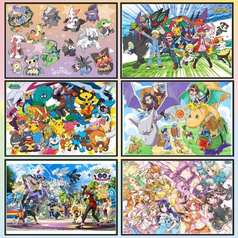 📣พร้อมส่ง📣【Pokémon】jigsaw puzzle-จิ๊กซอว์-300-1000-ชิ้น- ชิ้นของเด็ก จิ๊กซอว์ไม้ 1000 ชิ้น จิ๊กซอว์ 1000 ชิ้นสำหรับผู้ใหญ่ จิ๊กซอ จิ๊กซอว์ 500 ชิ้น🧩219-4-3 จิ๊กซอว์ 1000 ชิ้น สำหรับ ผู้ใหญ่ ตัวต่อจิ๊กซอว์ จิ๊กซอว์ การ์ตูน