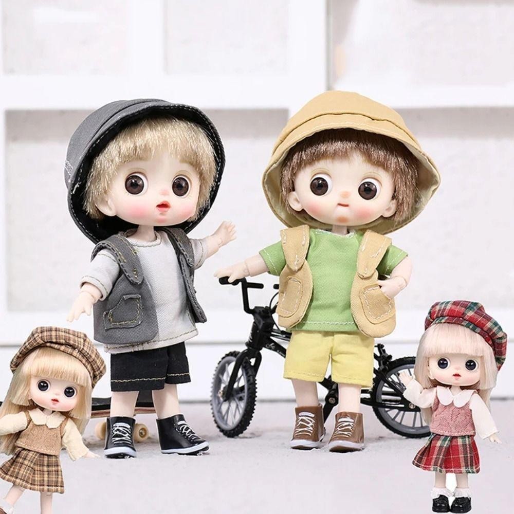Sevenhome3e Ob11 ตุ๊กตาเสื้อผ้า, Movable Joints ปรับ Obitsu 11 เสื้อผ้าตุ๊กตา, 1/12 Bjd ตุ๊กตา Ob11 14 ซม.Mini Kawaii Obitsu เสื้อผ้าตุ๊กตาเด็ก ราคา ถูกที่สุด ดีลบีเคเค แกลเลอรีภาพที่ 5
