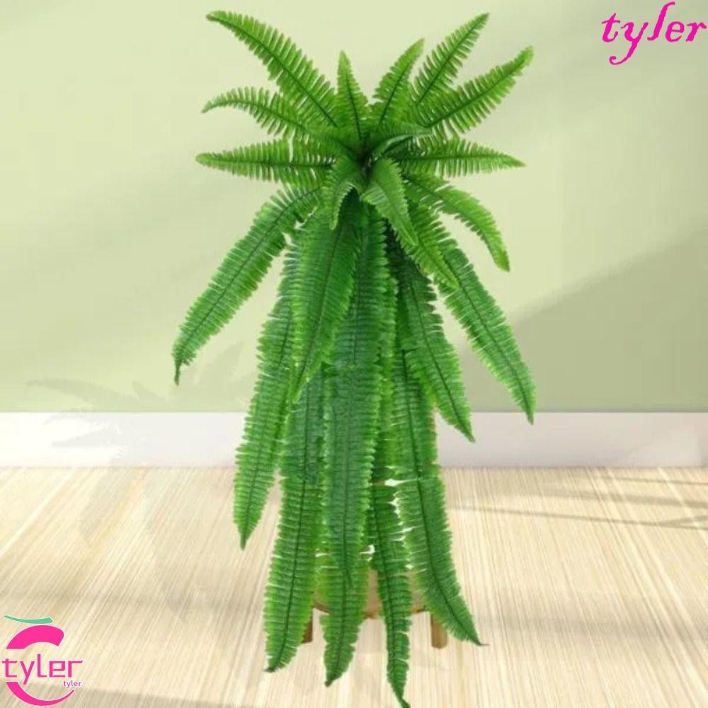 Tyler ใบเฟิร์นพลาสติก ขนาดใหญ่ 92 120 ซม. สําหรับแขวนตกแต่งผนัง