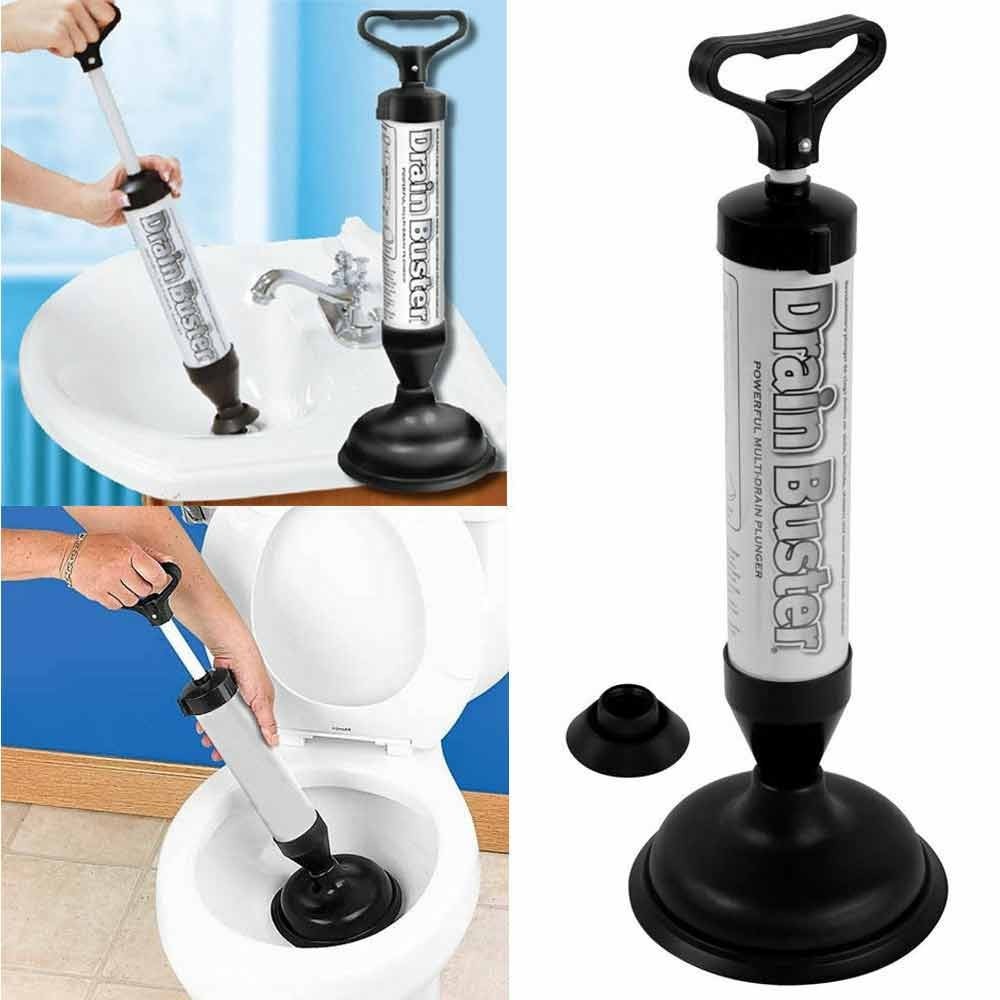 High pressure toilet cleaner, toilet bathtub shower heavy plunger tool cleaning