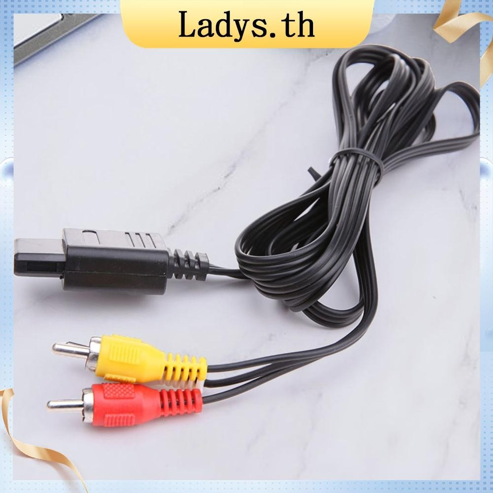[Ladys.th] สายเคเบิล AV Audio Video A/V TV สําหรับ 64 N64 GameCube NGC SNES SFC