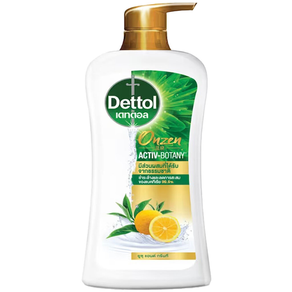 LeeMart เจลอาบน้ำ เดทตอล Dettol 450ML สบู่เหลว ชำระผิวกาย เดตตอล ออนเซ็น ยูสุ มัทฉะ ขนาด 450 มล.