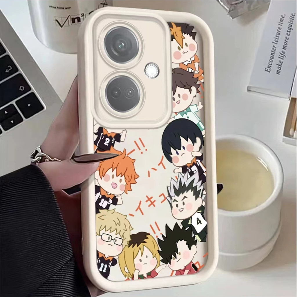 เคสโทรศัพท์มือถือ ลายการ์ตูนอนิเมะ สําหรับ Xiaomi Redmi A1 12 A2 9A 12C 10C 10A A2 9 9I 9C K20 K40 K50 10 Prime K30 Pro Note 9 4G 9S 11S 12S 710 4G 8 Pro 12 11 12 Pro 11 5G Note8 Note12 เคส TPU เนื้อแมตต์ ลายไฮคิว