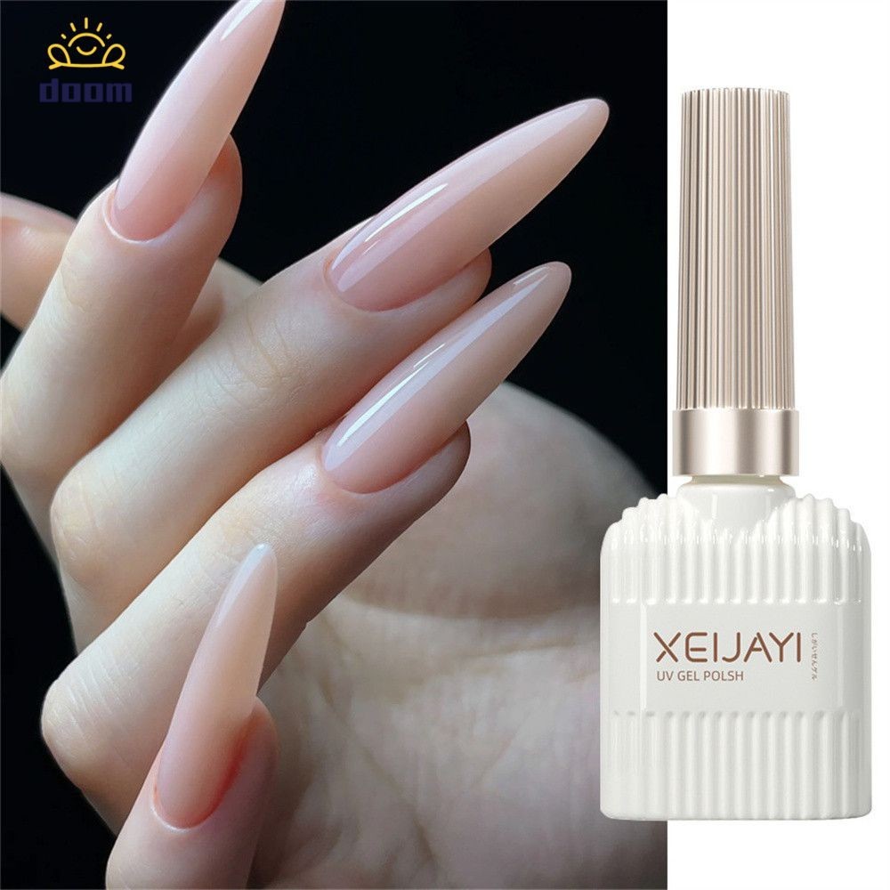 ยาทาเล็บเจล สีเจล ยาทาเล็บสีชมพูนู้ด ยาทาเล็บสีนู้ด 15ml เจลทาเล็บต้องอบ
 【doom】