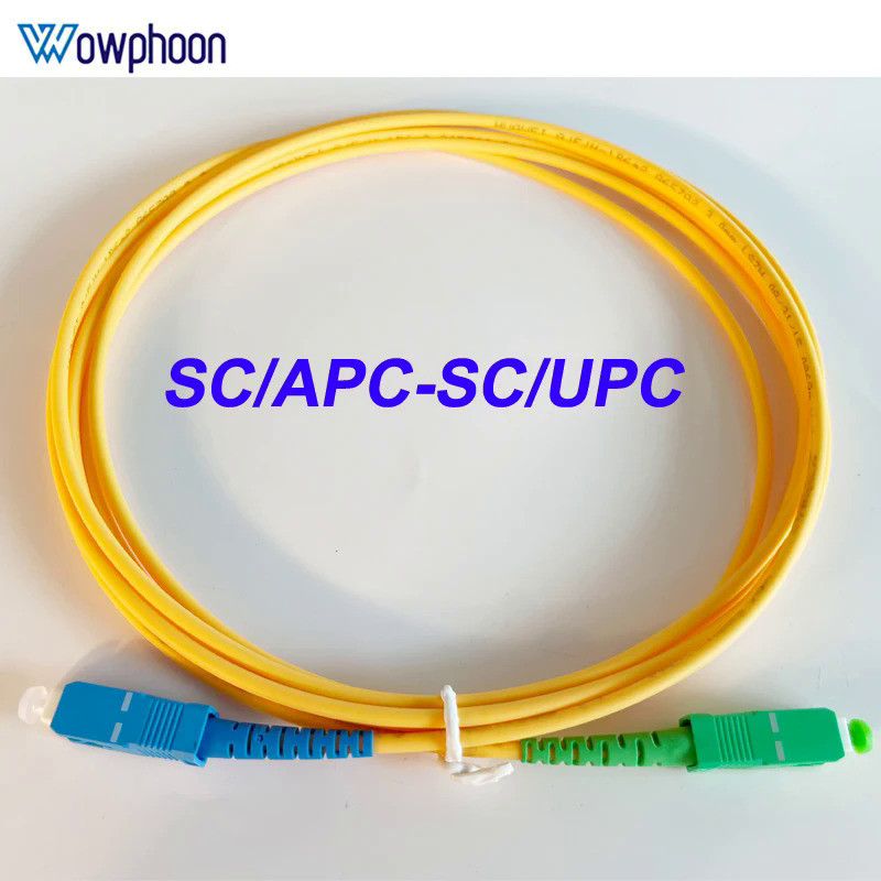1M 3M 5M 10M 15M SC/APC-SC/UPC SX 3.0 มม.ไฟเบอร์ออปติกจัมเปอร์สายไฟเบอร์ออปติก Drop สาย Patch โหมดเด