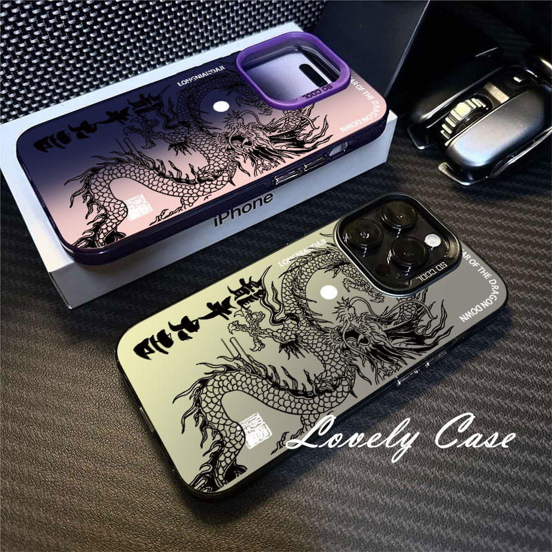 เคสโทรศัพท์มือถือ แบบนิ่ม ลายมังกรไล่โทนสี สําหรับ Infinix Smart 8 7 5 2020 6 Hot 40i 30i 3010 9 11Play Note 30 Spark GO 2024 2023 POP 8