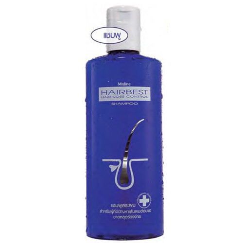 HB-S Mistine HairBest Hair-Loss Control Shampoo 250มล. แชมพู สำหรับผู้ที่มีปํญหาผมร่วงง่าย เส้นผมไม่แข็งแรง