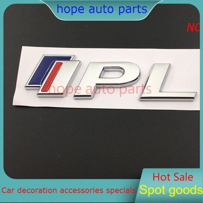 ใหม่ สติกเกอร์โลหะ ลายตัวอักษรอัศวินกลางคืน IPL 2.5 3.7 S สําหรับติดตกแต่งรถยนต์ Infiniti QX4 Q45 QX