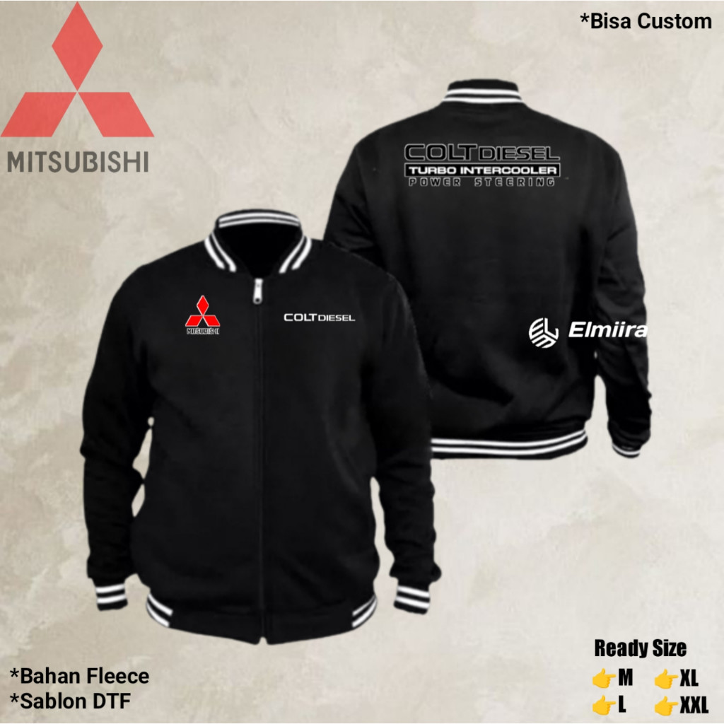 เสื้อแจ็คเก็ต Mitsubishi Colt Diesel Varsity Custom Varsity Jacket